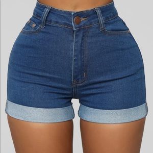 Medium Wash Denim Short